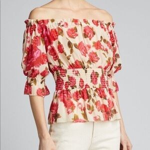 L'AGENCE Aubriella Off Shoulder Top